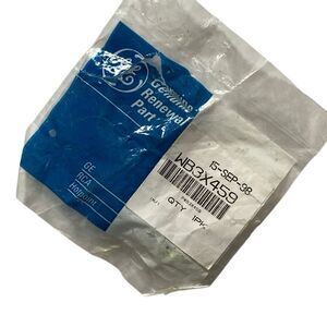 Vintage OEM GE WB3X459 Range Clock Control 2 Knobs Silver parts General Electric